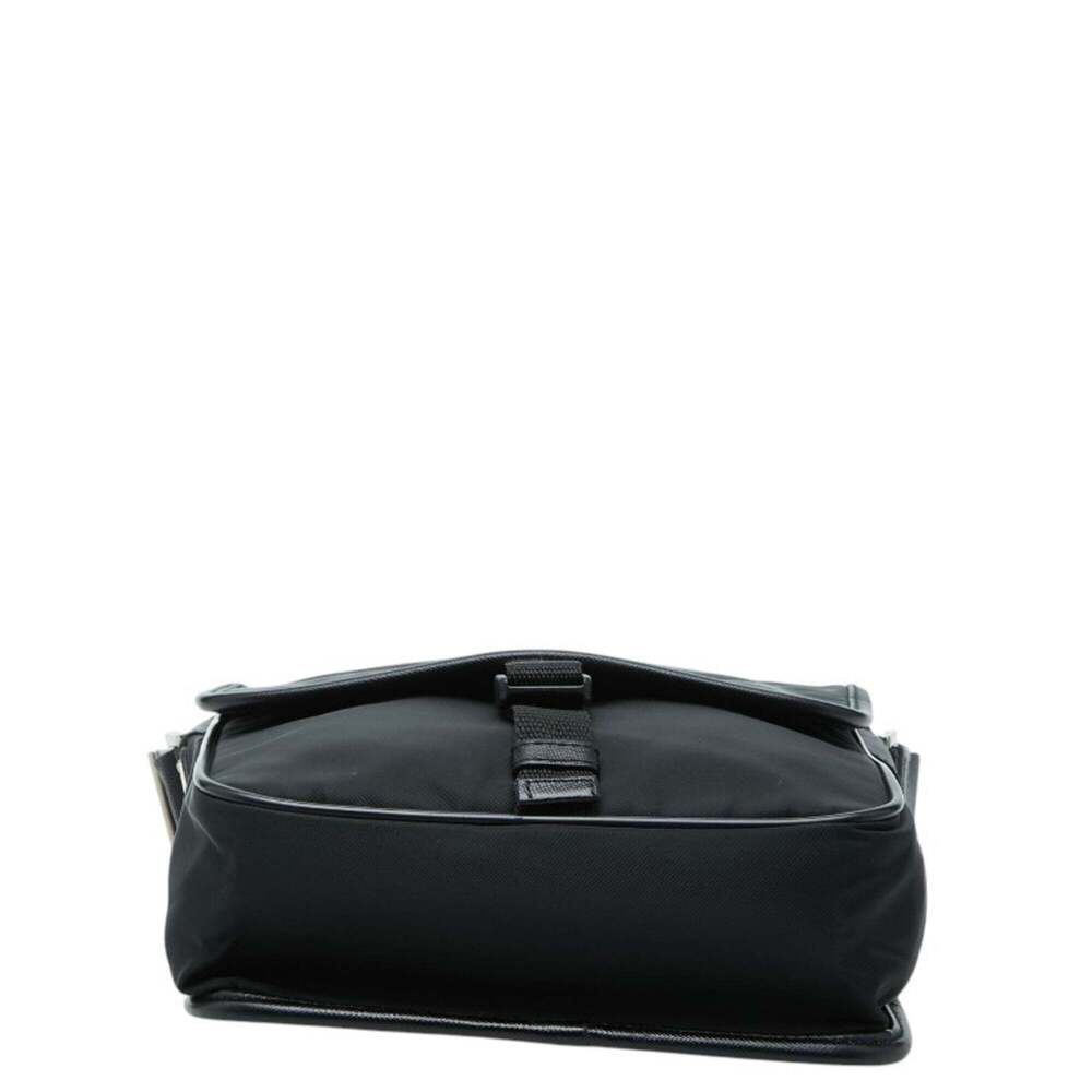 PRADA Black Leather Shoulder Bag - Picture 3 of 8